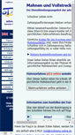 Mobile Screenshot of mahnung-online.de